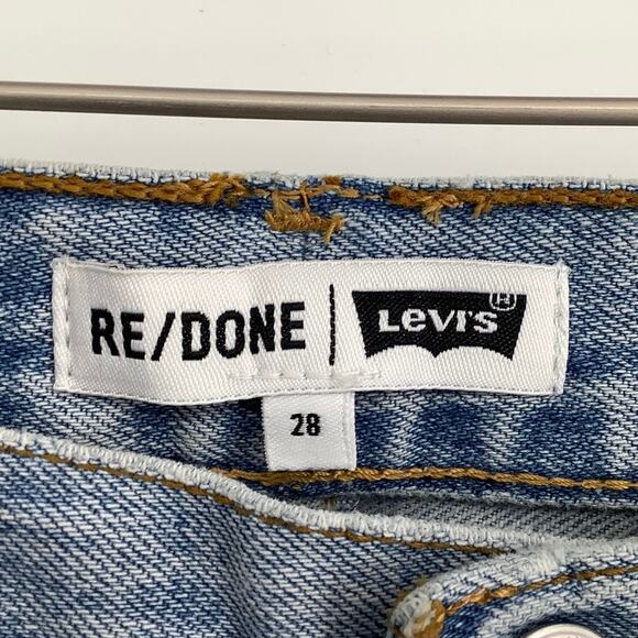 NEW! RE/DONE LEVI'S Engineered Tapered $675 msrp Size 26 Indigo Jeans G22-13 - Picture 5 of 11